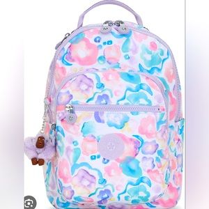 NWT Kipling Seoul Small Backpack, Durable, Padded, 10''L x 13.75''H x 6.25''D